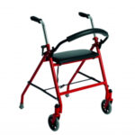 Andador de Acero de 2 ruedas con Asiento