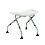 Banqueta para ducha de aluminio plegable y regulable DRIVE