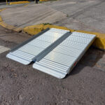 Rampa de aluminio plegable 90 cm